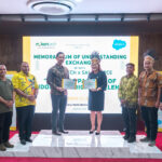 Memorandum of Understanding exchange followed by Digital Training Skills event in partnership with Salesforce, held at the Papua Youth Creative Hub (PYCH) Jayapura- Papua, on March 2023.